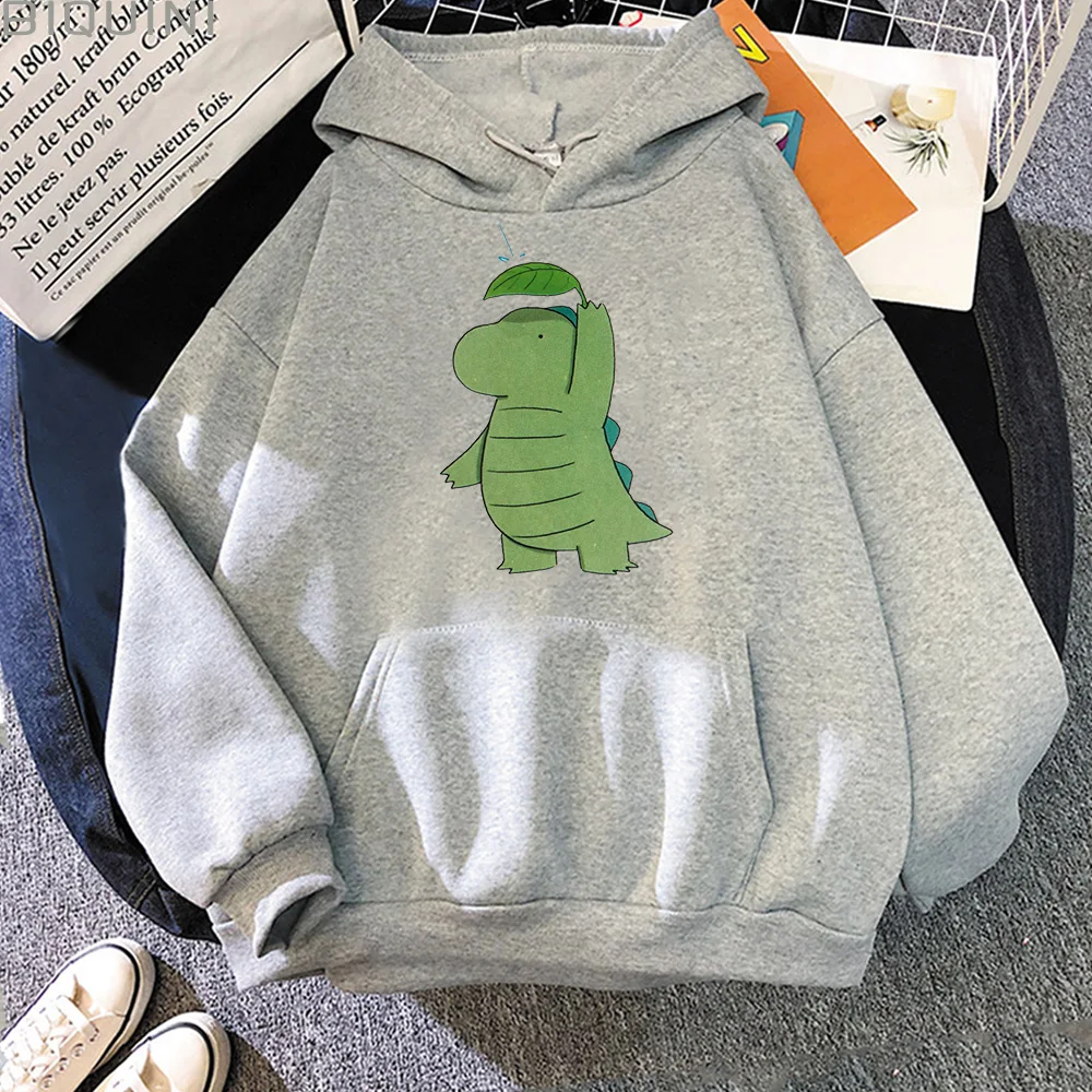 

Kawaii Hoodies Oversized Girls Cute Dinosaur Print Designer Sweatshirts Women Tops Dropshipping Casual Long Sleeve Black Clothes