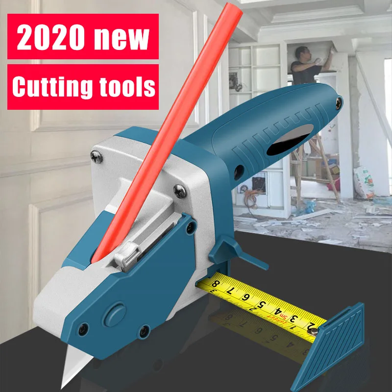 

New Woodwork Gypsum Board Cutting Tool Kit Scriber Drywall Artifacts with Scale Board Cutting Board Tools NE
