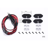 wheel eyebrow lights chassis atmosphere lamp decorative lights for 110 axial scx10 iii wrangler rc car accessories
