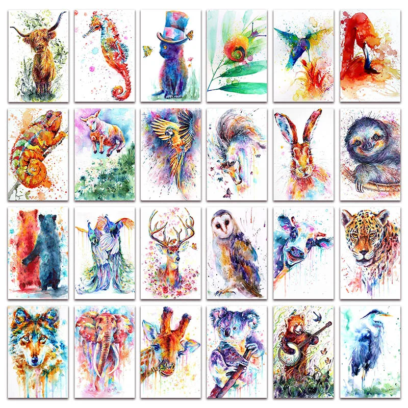 

New 5D Diamond painting mosaic Animals parrot koala DIY Full Diamond embroidery cow Bird deer cross stitch Home decor E020