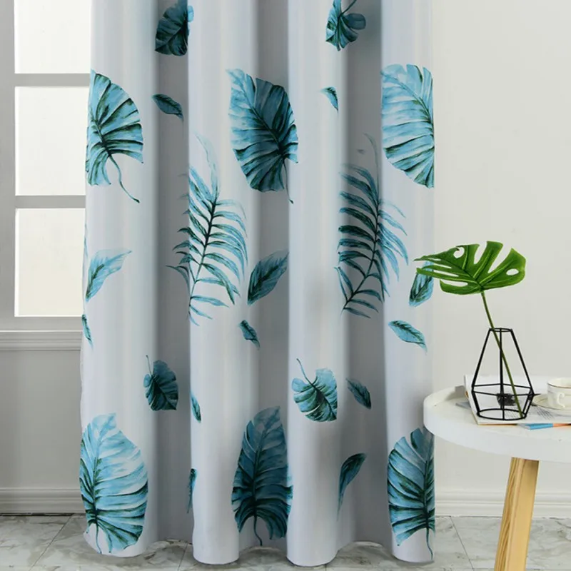 Занавески Monstera с тропическими листьями шторы для окон жалюзи современные