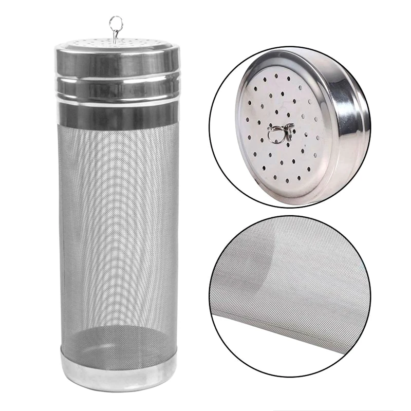 Stainless Beer Keg Dry Hoping 7X18Cm Hopper Spider Strainer Home Brew Hop Mesh Filter | Дом и сад