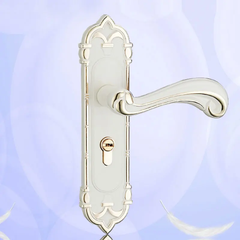 2019 Европейская цинкового сплава дверная ручка для спальни Крытый немой дверной