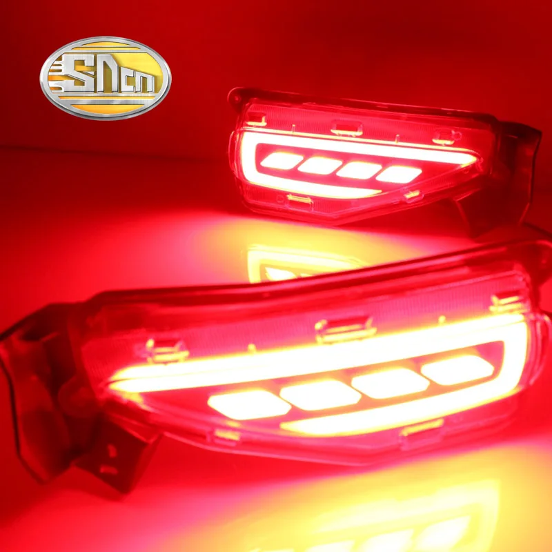 For Toyota Fortuner 2015 2016 2017 Led Brake Lights Turning Signal Lamp Rear Bumper Reflector Driving lights | Автомобили и