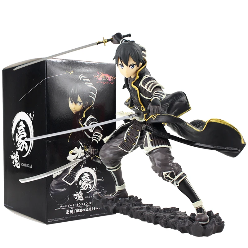 16 5 см Sword Art онлайн код регистратора Goukai черная одежда Kirigaya Kazuto Кирито фигурка