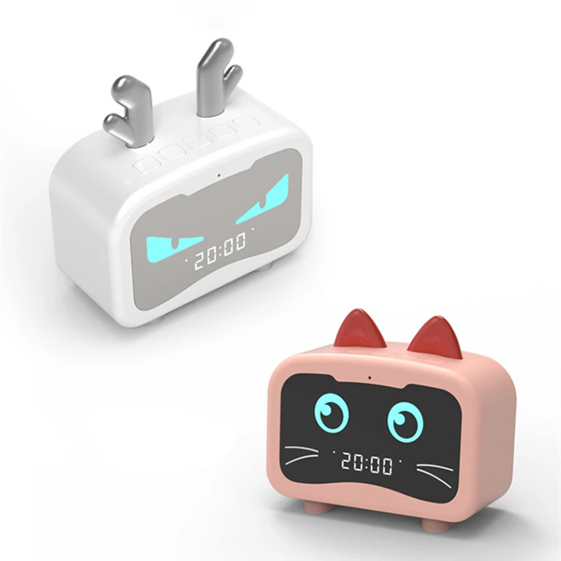 Bluetooth-динамик M1 с кошачьими ушками светодиодный дисплей портативный