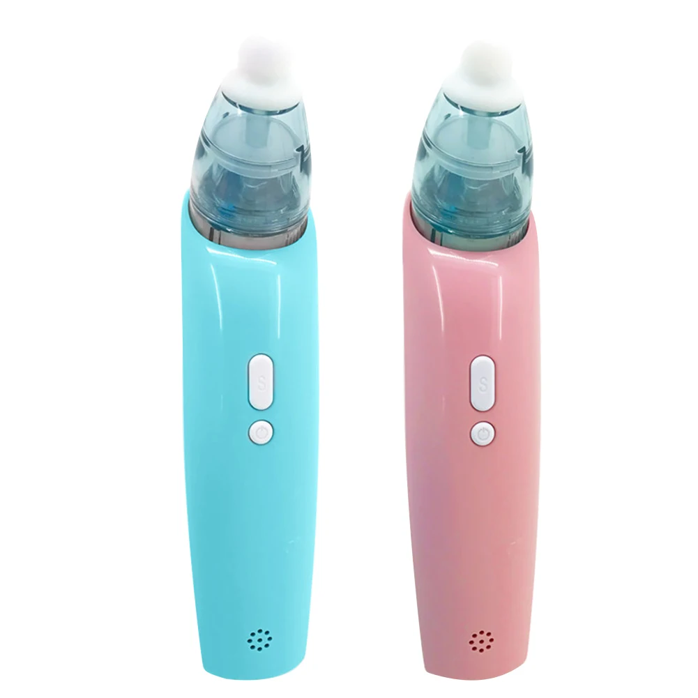 Nasal Aspirator Baby Hygienic Safe Dry Battery Powered Eco Friendly Newborn Nose Cleaner Folded Music Practical Electric Home | Мать и