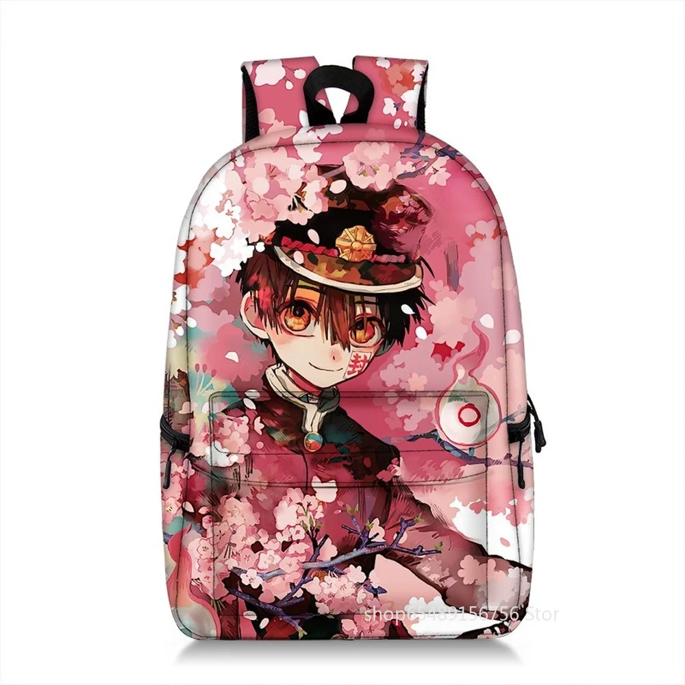 

Jibaku Shounen Backpack Toilet-bound Hanako-kun Mochila Travel Bags Anime Unisex Capacity School Bags Teenage Mochilas Gift Prop