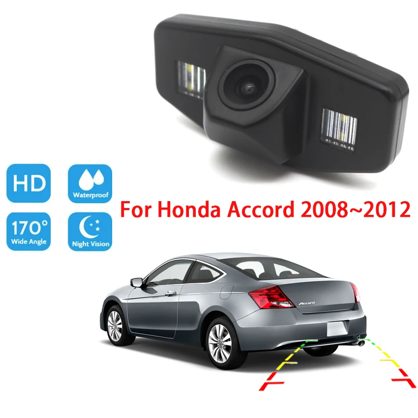 

For Honda Accord 2008 2009 2010 2011 2012 CCD Full HD Car Reverse Backup Parking Rear View Camera Waterproof high quality RCA