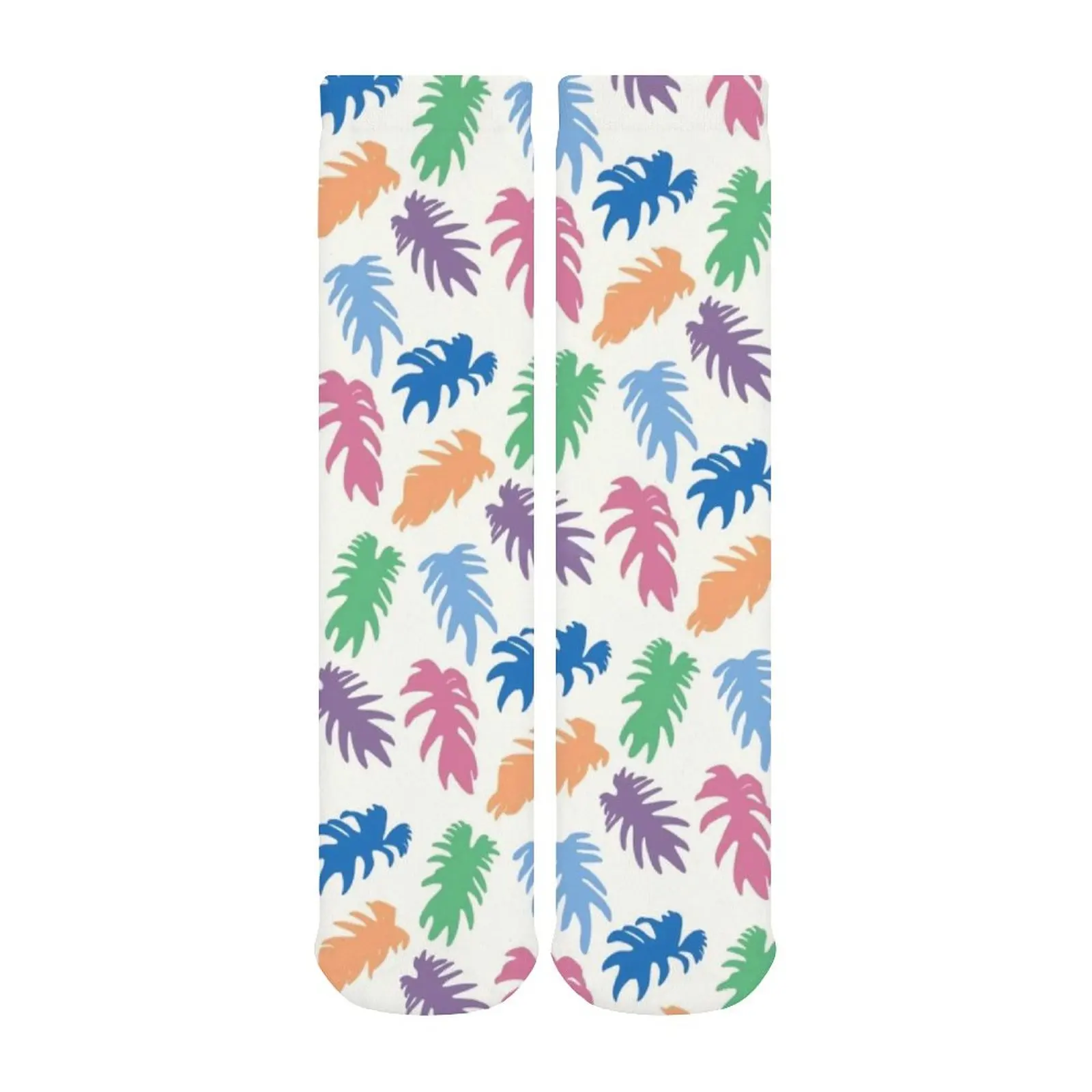 

Leaves Socks Non Skid Edgy Stockings Boys Large Chemical Fiber Sport Paint Socks