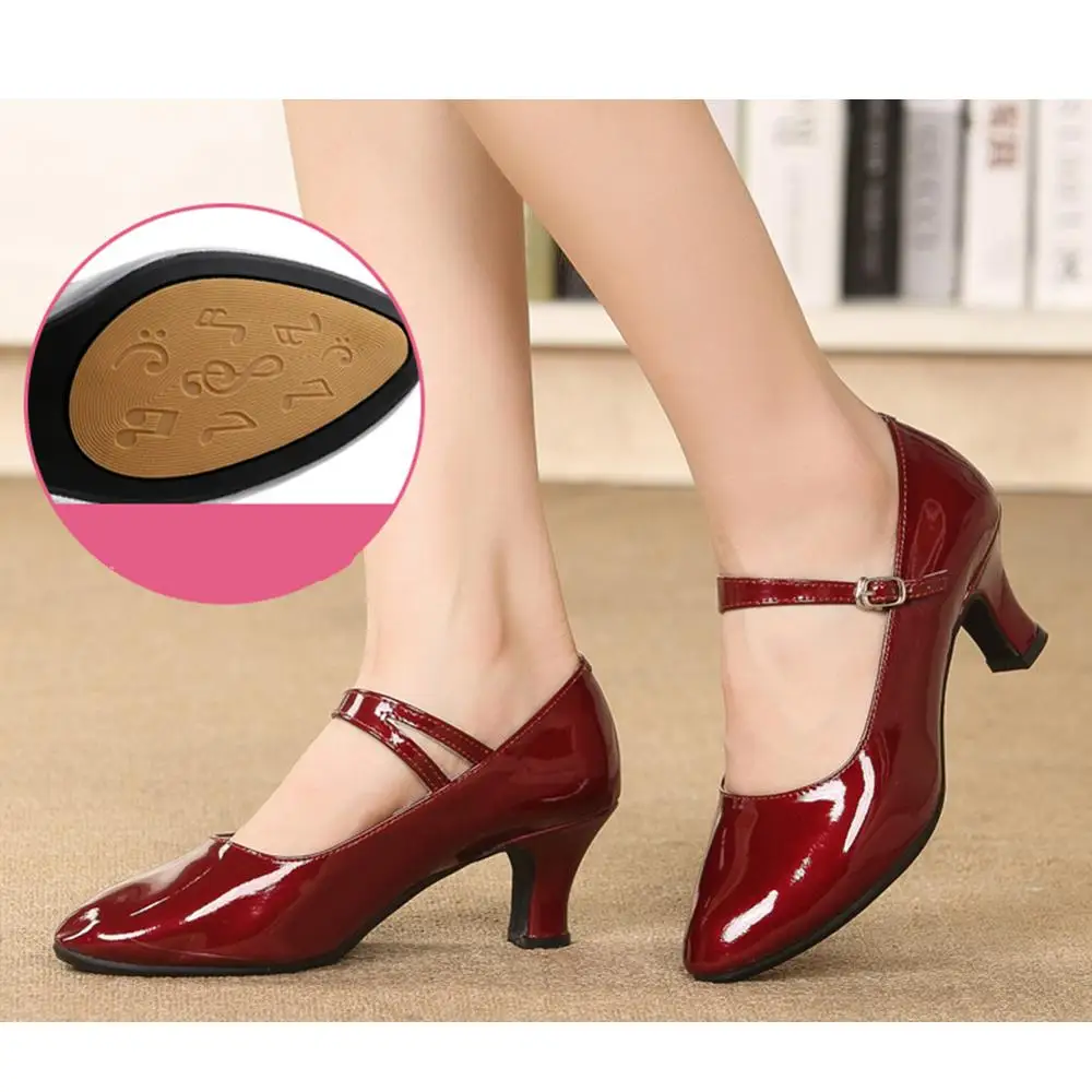 Женские туфли для танцев на резиновой подошве обувь современных сальсы бальных