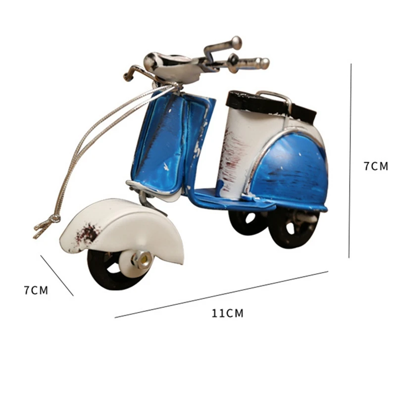 Мини-педаль для продуктов в стиле ретро модель мотоцикла металлическая железная