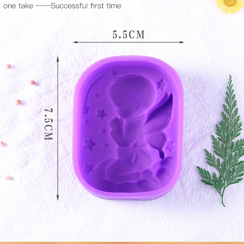 

Angel Baby Silicone Soap Mold Handmade Soap Making Chocolate Jelly Pudding Moulds Ice Cube Tray Resin Clay Cake Decorating Tools