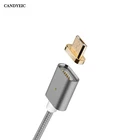 Магнитный кабель CANDYEIC Micro USB для передачи данных, для Android, LG G3, 4, K10, Nexus 4, 5, 5X, 6, магнитное зарядное устройство для Huawei P7, P8, Mate 8, Honor 4c