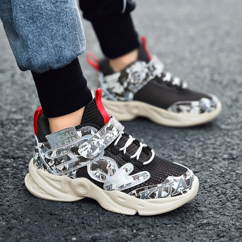 

Boys Casual Sneakers For Kids Brand Girls Sport Shoes Mesh Running Shoes Children Cool Sneakers Kids Soft Sole Summer Girls Shoe