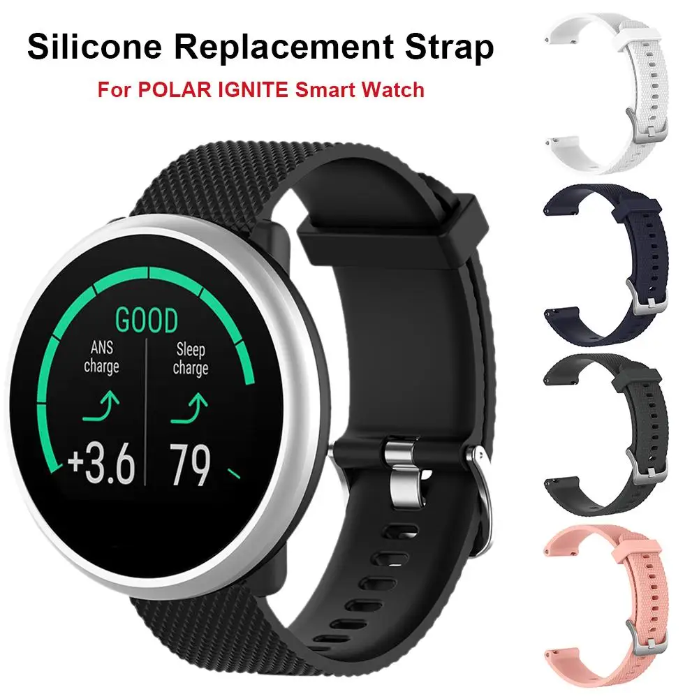 Силиконовый спортивный ремешок для наручных часов POLAR IGNITE Смарт часы Garmin Venu Amazfit