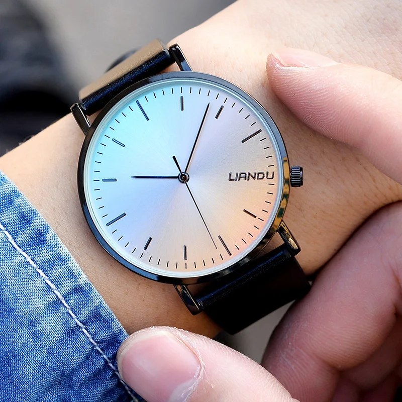 

Minimalist Ultra-Thin Women's Watch Fashion Colorful Dial Stainless Steel Mesh Strap Ladies Men Watches Simple Quartz Wristwatch