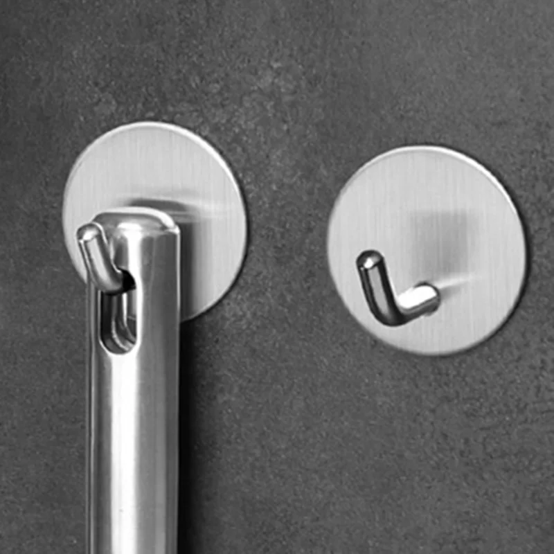 Двусторонняя клейкая лента из нержавеющей стали самоклеящиеся крючки для ванной