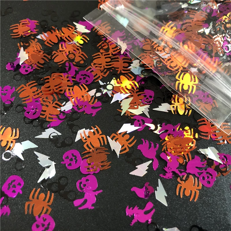 Голографическая форма для летучих мышей черный лазер с блестками макияжа