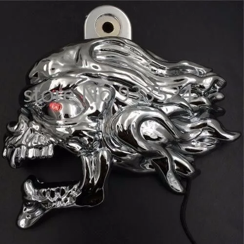 Motorcycle Horn Cover for Harley Side Mount Cowbell all V-rod's LED Chrome | Автомобили и мотоциклы