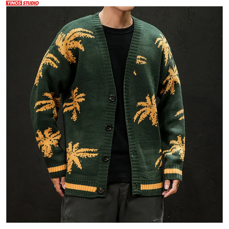 Дропшиппинг 2019 японский лист вышивка свитеры пальто Уличная Повседневная