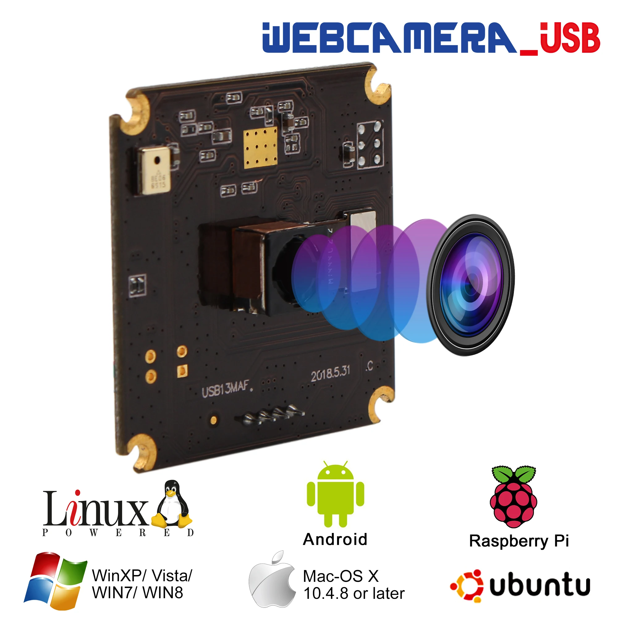 13MP 3840x2880 USB модуль камеры IMX214 7dregree Автофокус Объектив Мини 38*38 мм плата для
