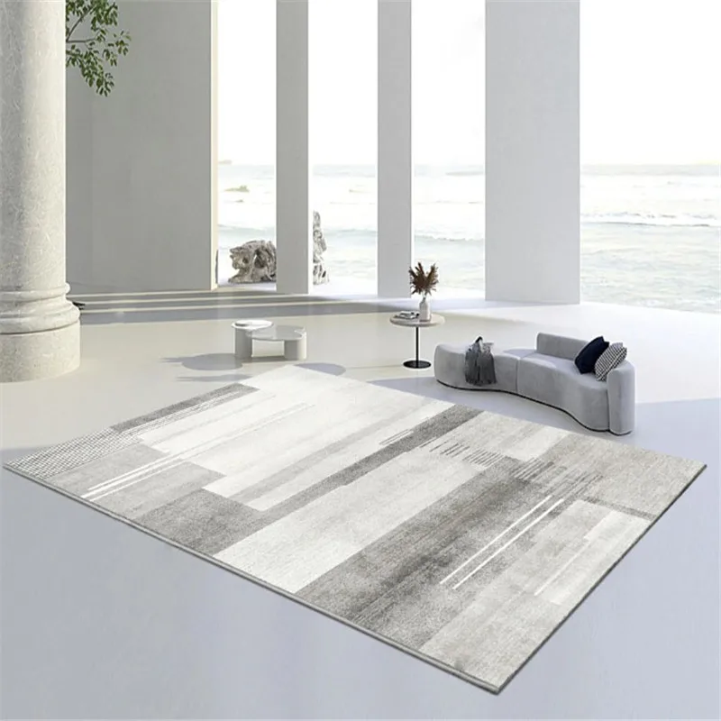 

Nordic Style Shaggy Carpet for Living Room Coffee Dining Table Fluffy Floor Mat Soft Modern Carpet Bedroom Large Grey Area Rug