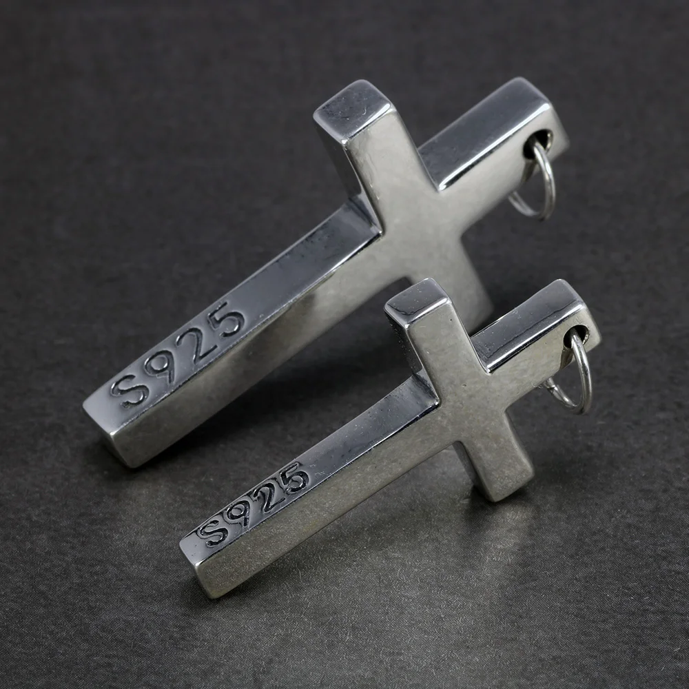 Подвеска с крестом для мужчин и женщин из серебра 925 пробы|pendant for men|sterling silver cross
