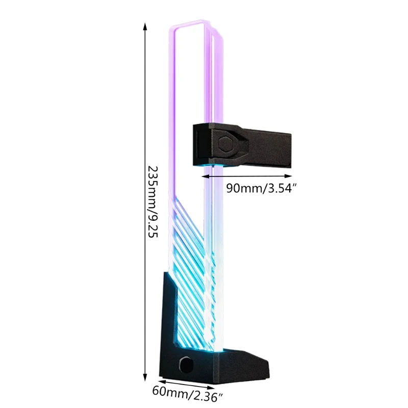 

Cooler Master Magnetic ARGB Graphics Card Support Frame Sync jack Tempered Glass Support Frame Dazzling wholesales