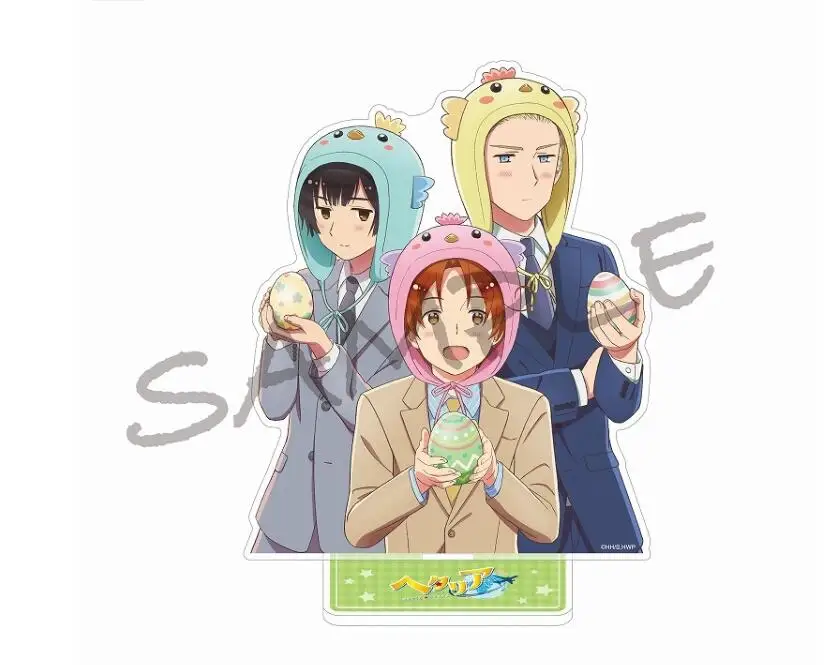 

Anime Axis Powers Feliciano Vargas Yao Wang Stand Figure Cosplay Double-Side Acrylic Model Plate Desk Decor Birthday Gifts