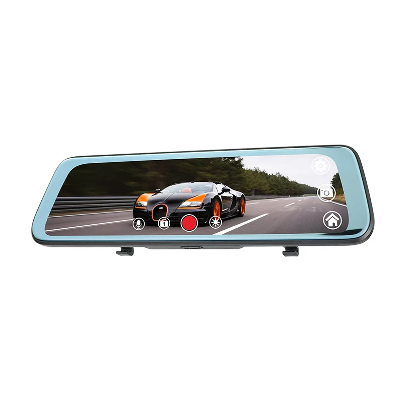 

9.66" IPS car black box Stream Media HD1080P dual record dash cam