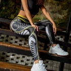 Новинка, спортивные Леггинсы для фитнеса и йоги, леггинсы с высокой талией, спортивная одежда для бега, спортивные упражнения, одежда для улицы,-40