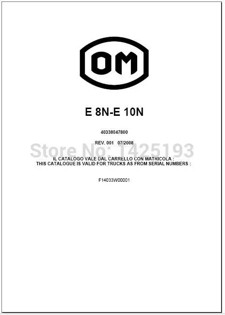 OM Pimespo вилочный погрузчик