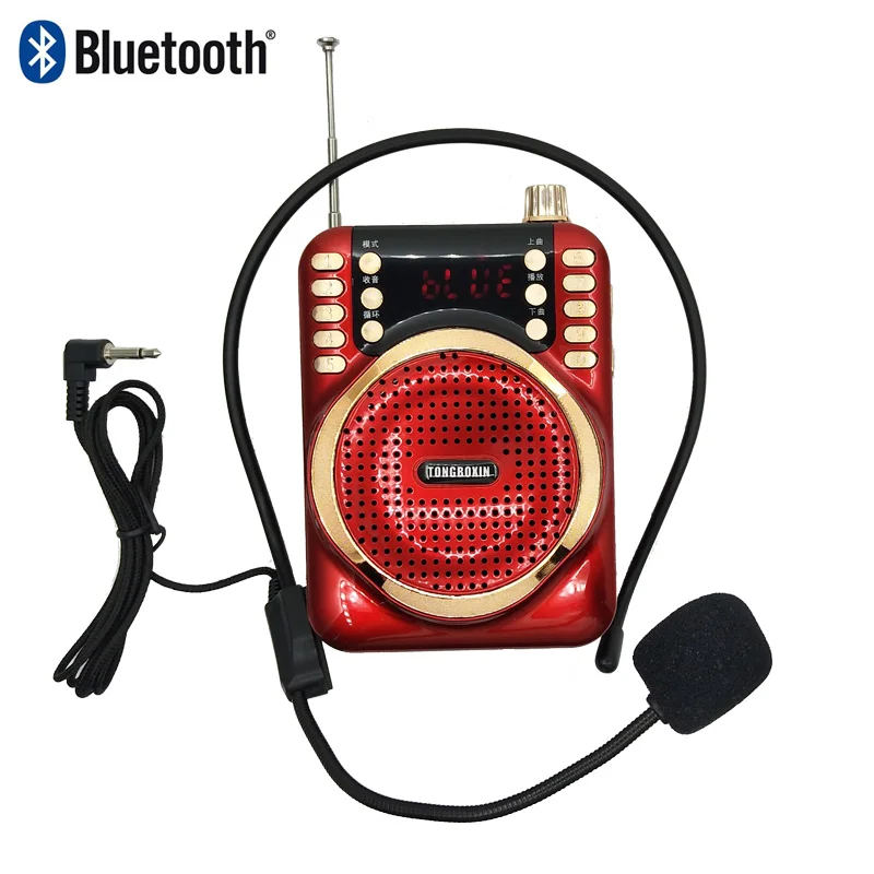 30 Вт портативный Bluetooth динамик беспроводной мегафон громкоговоритель USB TF FM
