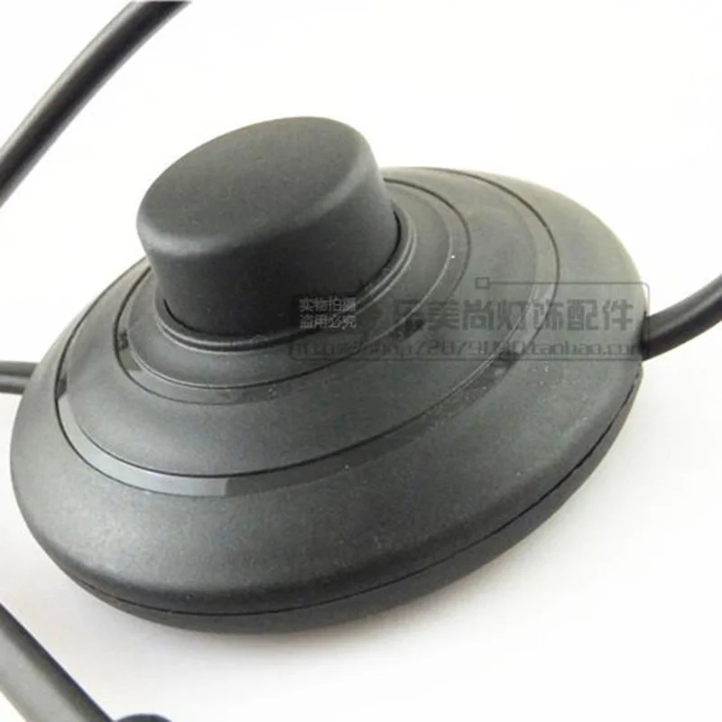 10pcs US Plug With Foot Switch Wire 1.8M Dimmer Black/White Lamp Cable For Table Floor 110-220V Electricity | Лампы и освещение
