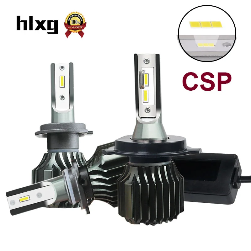 Автомобильный Головной фонарь Hlxg Mini 1 комплект 9005 лм H4 H7 H1 H3 H11 9006 HB3 HB4 светодиодный