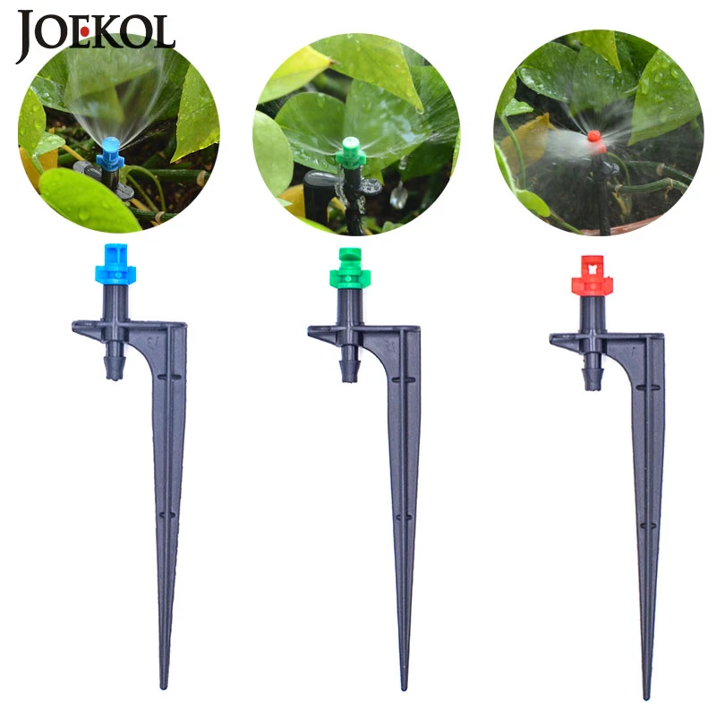 

20 шт., распылители для сада, 90/180/360 градусов, 10,7 см, 1/4 дюйма