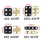 10 шт., стекло для объектива задней камеры Samsung A02S A10 A20 A30 A40 A10S A20S A11 A12 A21 A31S A42 M21 M31S S20 Plus Note 20 Ultra