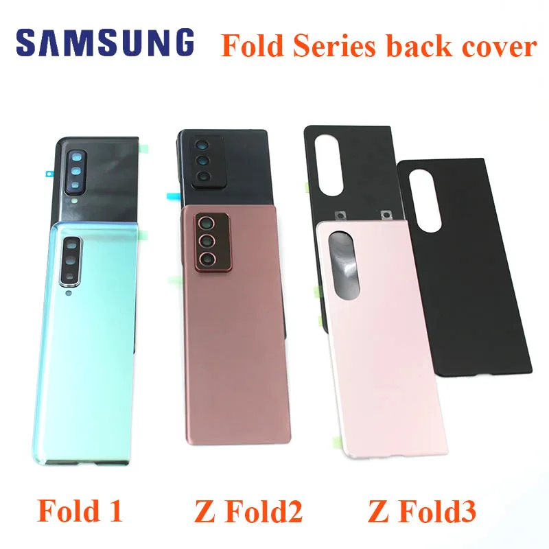 

Оригинальная Задняя стеклянная крышка батарейного отсека, чехол для Samsung Galaxy Z Fold2 5G F916 Z Fold3 F926, складная Задняя стеклянная дверь, корпус, Запа...