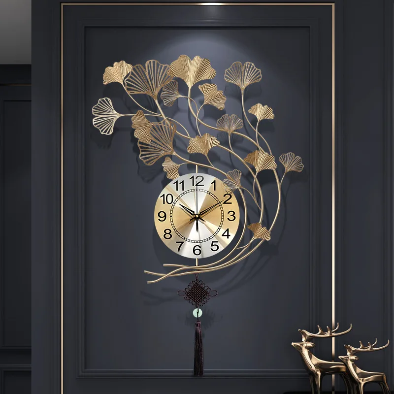 

Living Room Wall Clock Nordic Design Luxury Silent Wall Clock Fashion Vintage Large Classic Reloj De Pared Wall Clocks BG50ZB