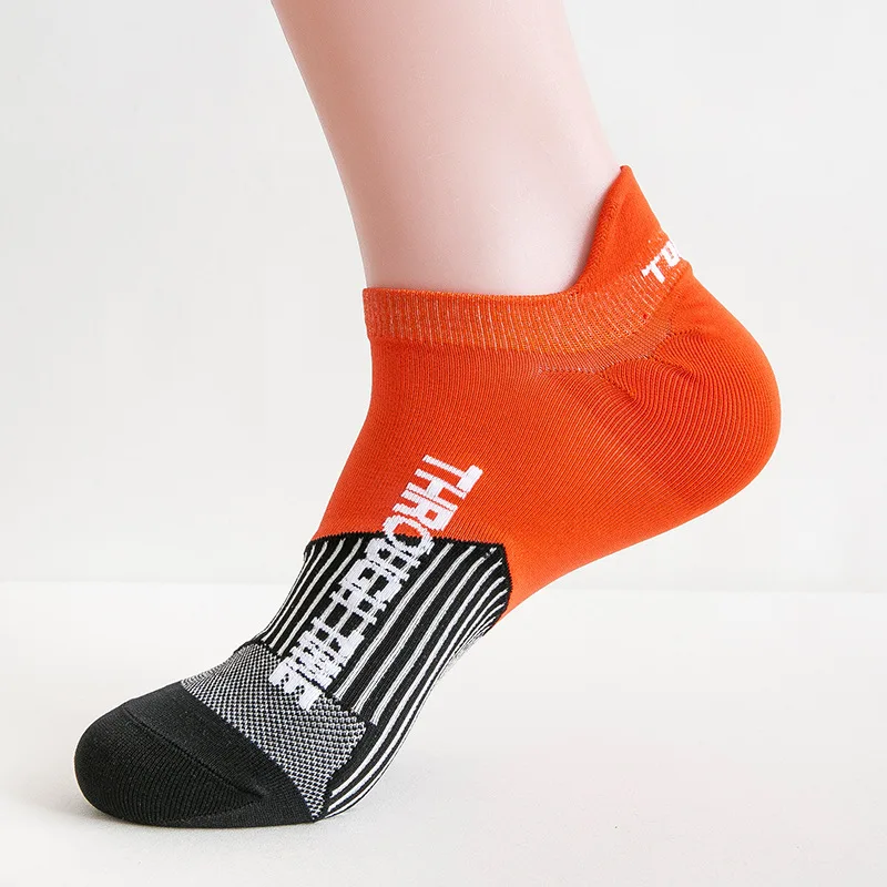 

5 Pairs Men Ankle No Show Socks Sport Running Cycling Walking Outdoor Nylon Basketball Breathable Sweat-Absorbent Colorful Socks