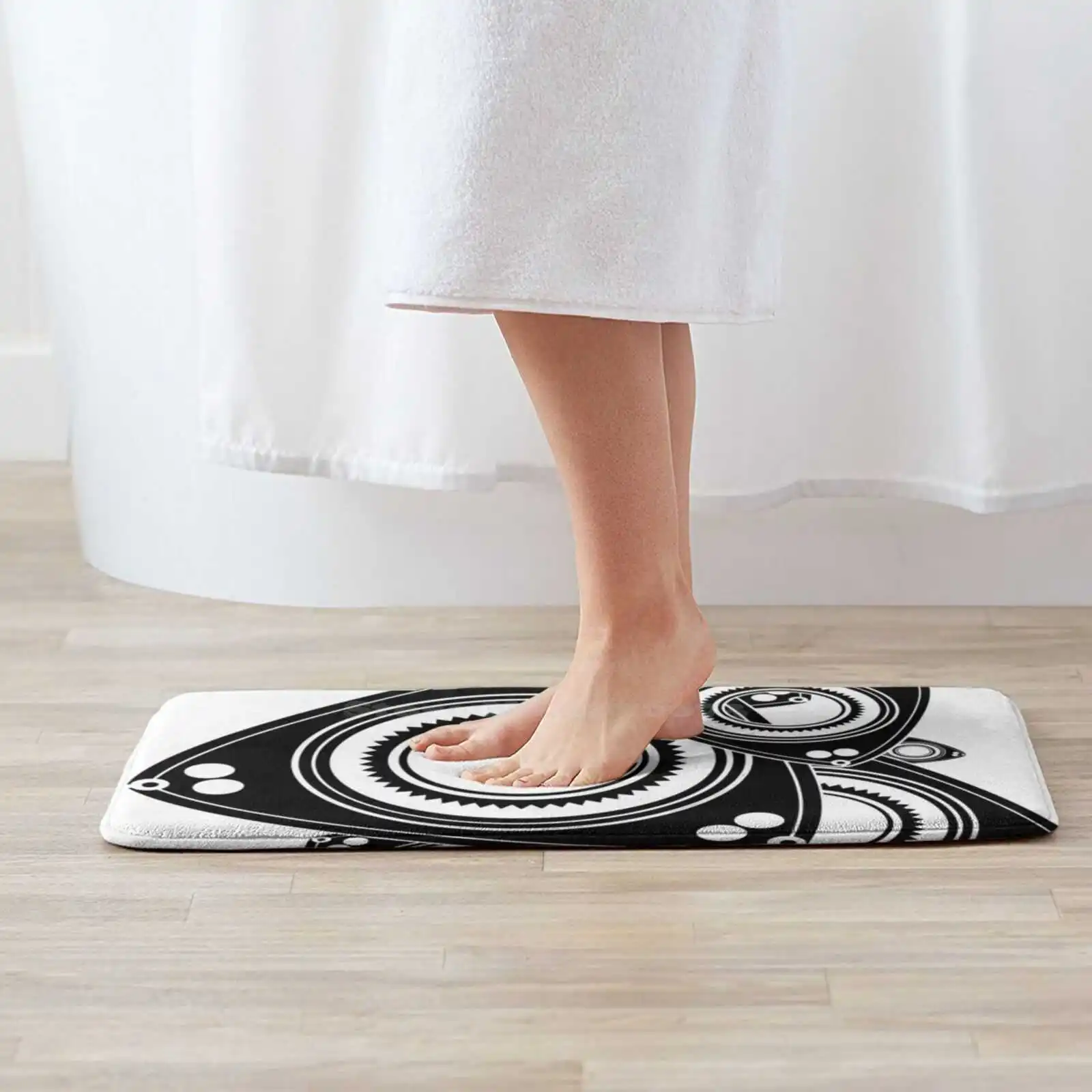 Роторный мягкий домашний Противоскользящий коврик с двигателем Dorito-Wankel для Mazda Rx7