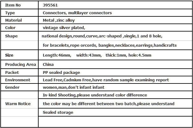 

accessories for jewelry connectors pendulum necklaces diy crescent moon design 8 multihole antique silver 46mm fashion 20pcs