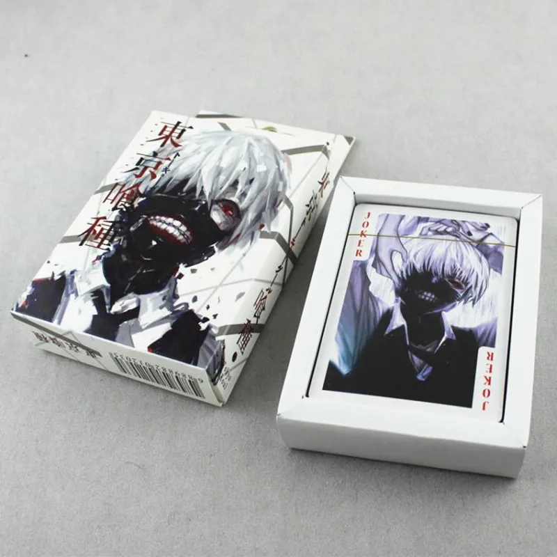 Аниме Токийский Гуль покерные карты Кен канеки колода игрушка Косплей