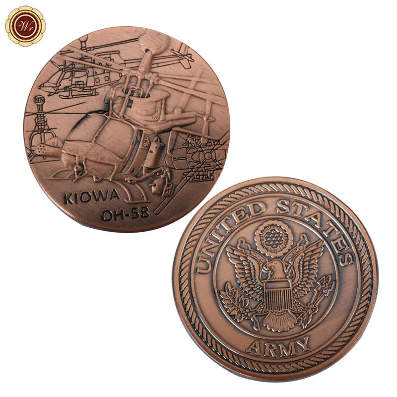 WR аксессуары для украшения дома медная монета качество США армейская
