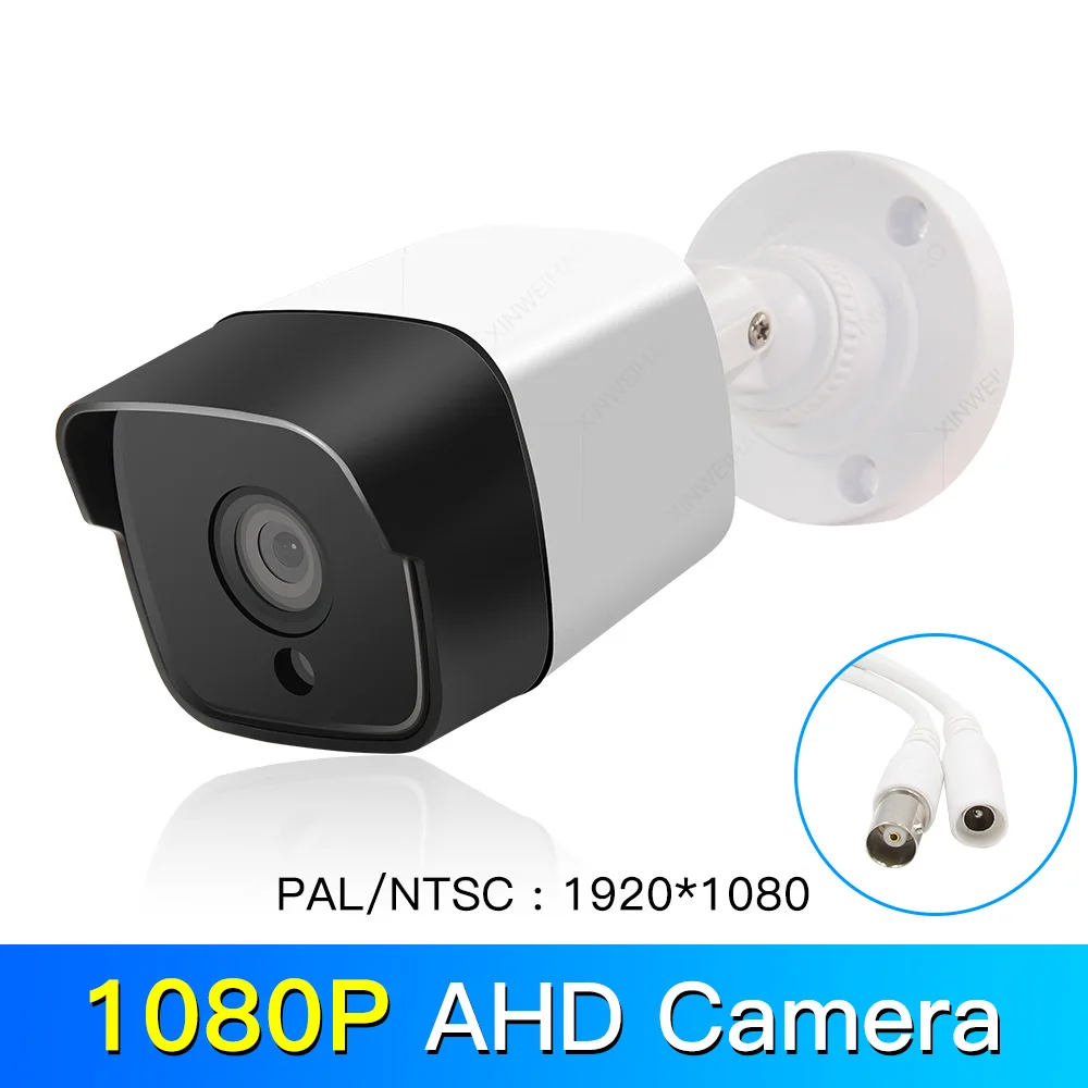 720 P/1080 P/5MP AHD камера аналоговая высокой четкости инфракрасная камера наблюдения AHD CCTV камера безопасности наружная цилиндрическая камера s - Цвет: 1080P