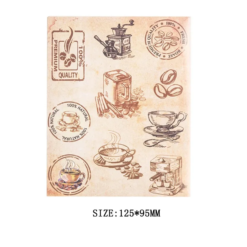 

10pcs/pack Retro hand account diary planner series DIY sticker for decoration phone stickers Kids DIY tool packaging label