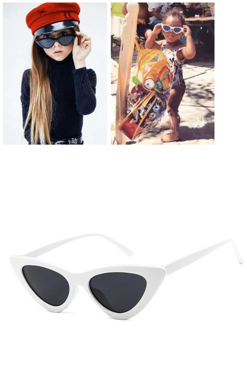 

Cat Eye Kids Sunglasses Fashion Brand Child Sun Glasses Anti-uv Baby Sun-shading Girl Boy Sunglass