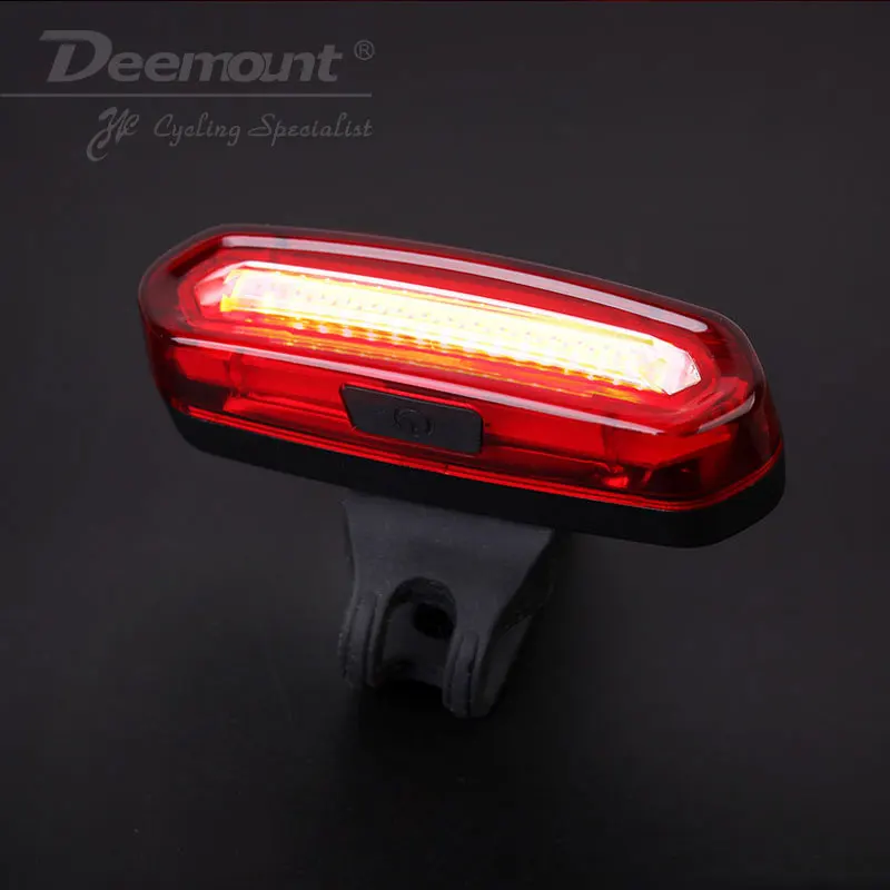 Deemount 100 lm Перезаряжаемые вел USB горный велосипед задний фонарь MTB Детская