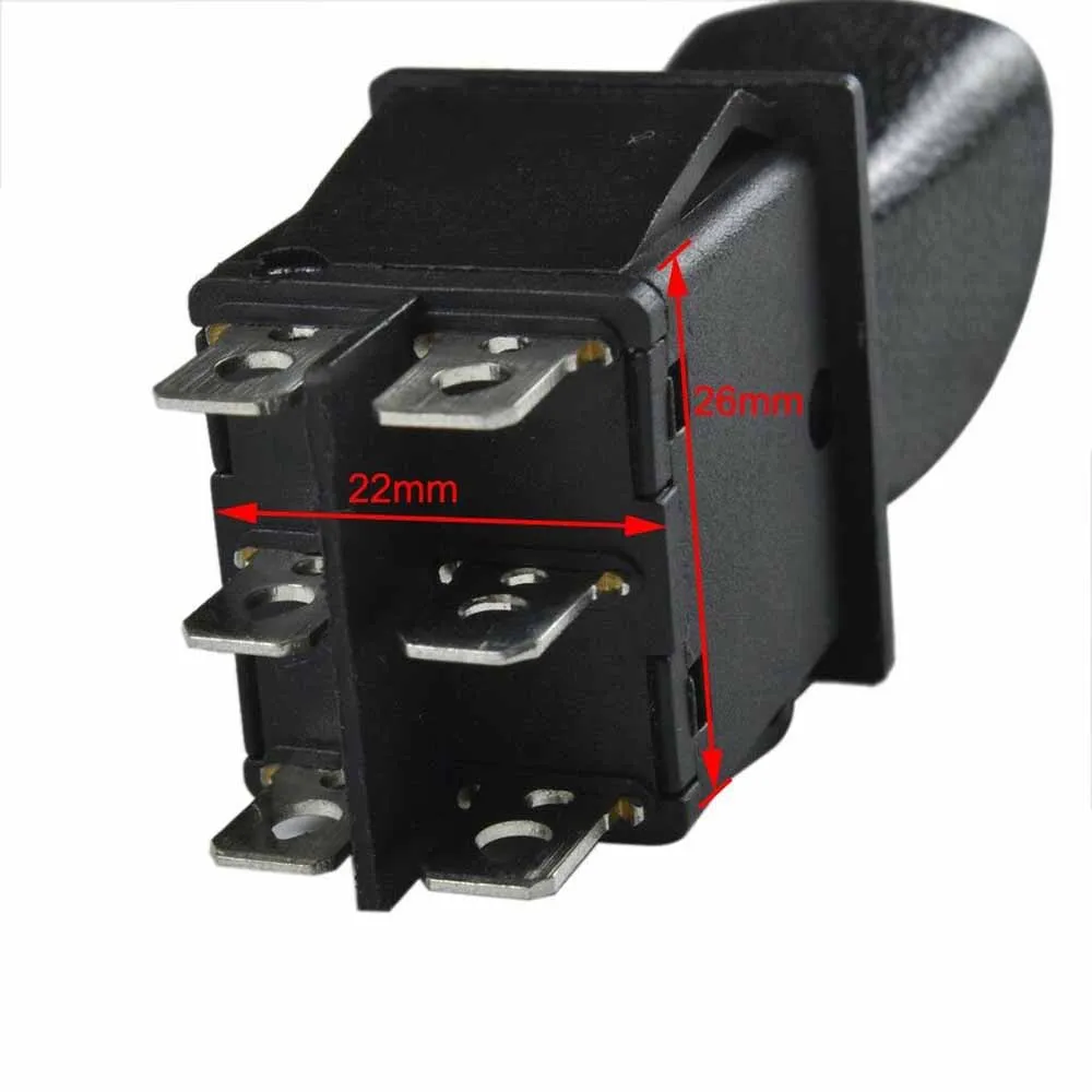 2x 6 Pins Forward Reverse Toggle Switch For Burshless Motor 3 Electric ATV Go kart Quad Buggy Dirt Pit Bike Scooter Ebike images - 6